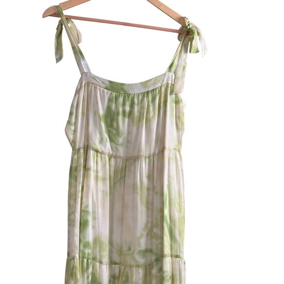Line & Dot Green Tie-Dye Maxi Dress - Picture 9 of 11